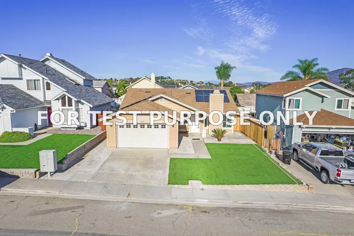 Demo/Test Data 1865 Sherbrooke St, San Diego, CA 92139
