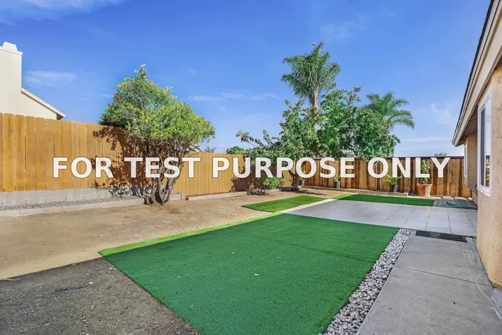 Demo/Test Data 1865 Sherbrooke St, San Diego, CA 92139