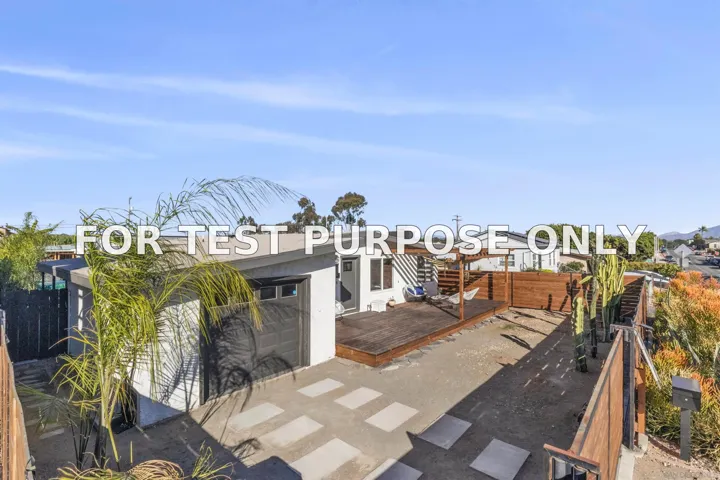 Demo/Test Data 3820 Hilltop Dr, San Diego, CA 92102