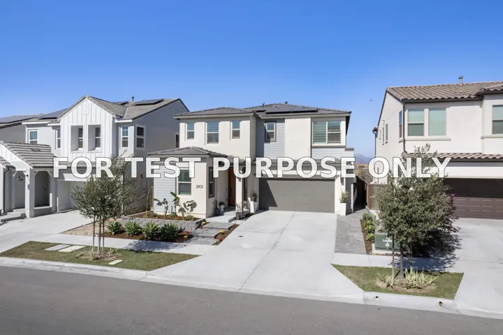 Demo/Test Data 2101 Paseo Levanten, Chula Vista, CA 91913
