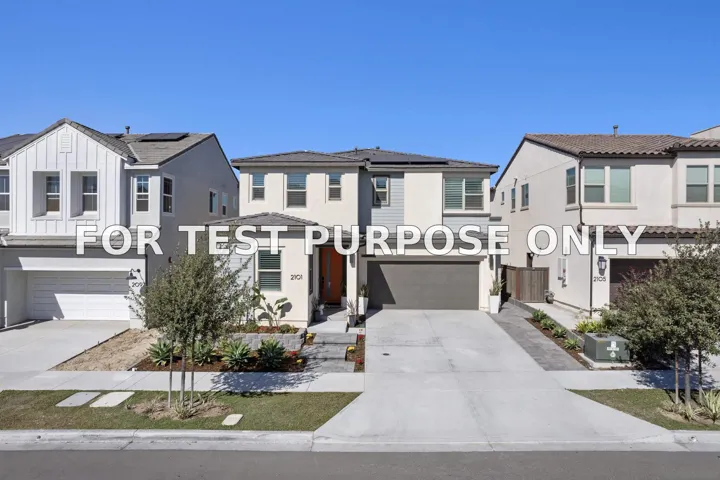 Demo/Test Data 2101 Paseo Levanten, Chula Vista, CA 91913