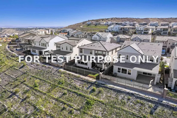 Demo/Test Data 2101 Paseo Levanten, Chula Vista, CA 91913