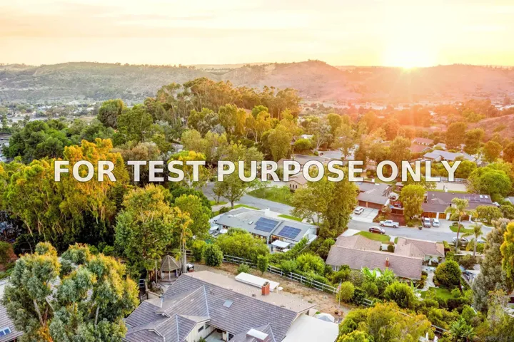 Demo/Test Data 30182 Silver Spur Road, San Juan Capistrano, CA 92675
