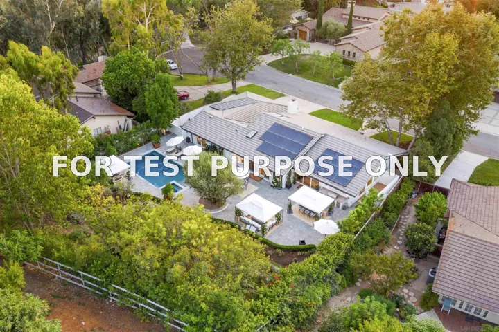 Demo/Test Data 30182 Silver Spur Road, San Juan Capistrano, CA 92675