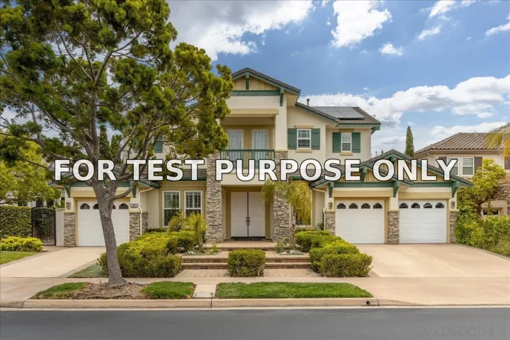 Demo/Test Data 607 Cypress Hills Dr, Encinitas, CA 92024
