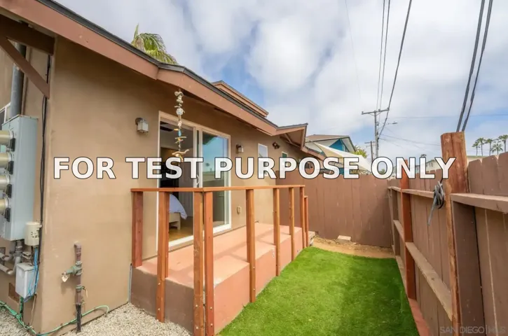 Demo/Test Data 1018 S Myers, Oceanside, CA 92054