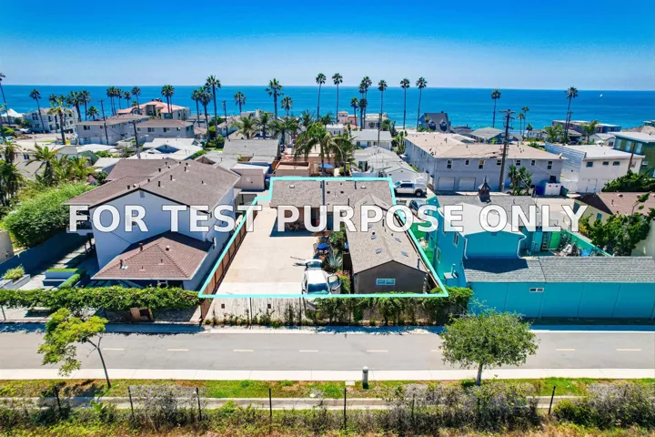 Demo/Test Data 1018 S Myers, Oceanside, CA 92054
