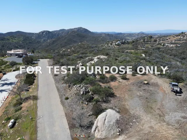Demo/Test Data 4.75 Ac Calle De Encinas Unit 1, Valley center, CA 92082