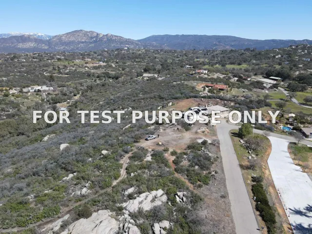 Demo/Test Data 4.75 Ac Calle De Encinas Unit 1, Valley center, CA 92082