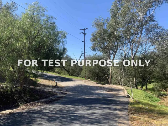 Demo/Test Data Old Coach Road Vacant Lot Unit 19, Poway, CA 92064