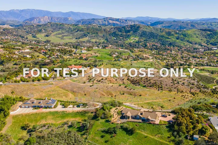Demo/Test Data 000 Dos Lomas (lot 8) Unit 8, Bonsall, CA 92003
