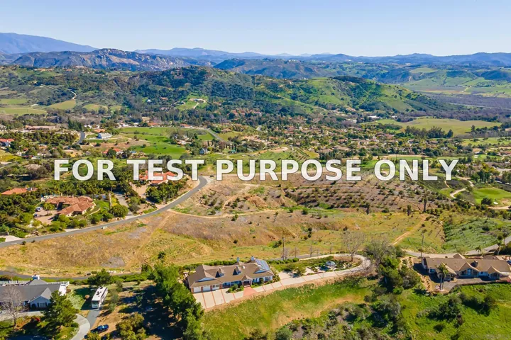 Demo/Test Data 000 Dos Lomas (lot 8) Unit 8, Bonsall, CA 92003