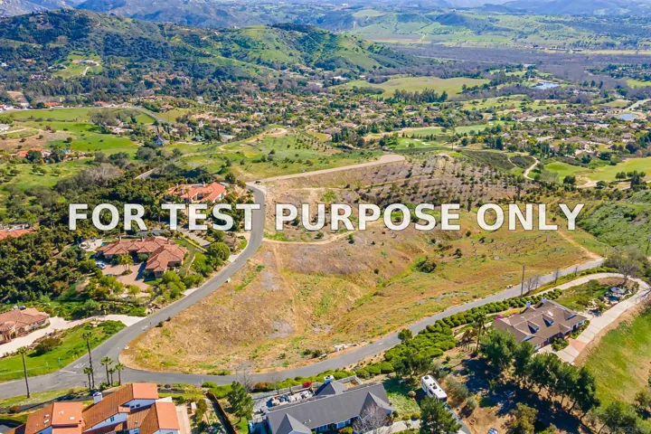 Demo/Test Data 000 Dos Lomas (lot 8) Unit 8, Bonsall, CA 92003