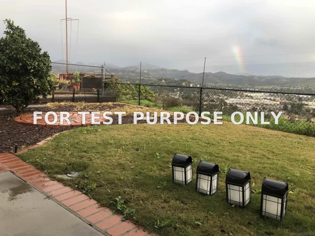 Demo/Test Data 13457 Pequot Dr, Poway, CA 92064
