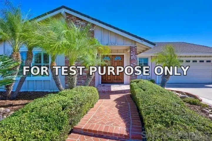 Demo/Test Data 13457 Pequot Dr, Poway, CA 92064