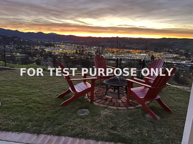 Demo/Test Data 13457 Pequot Dr, Poway, CA 92064