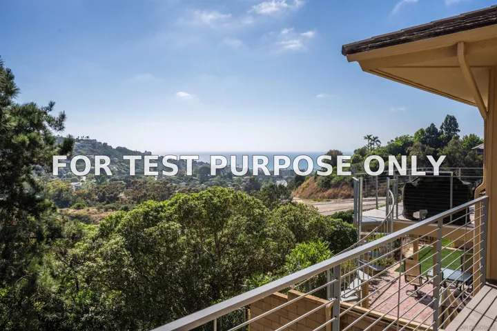 Demo/Test Data 7674 Caminito Coromandel, La Jolla, CA 92037