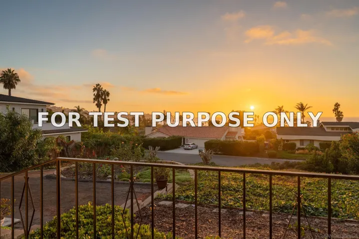 Demo/Test Data 8511 Avenida de las Ondas, La Jolla, CA 92037