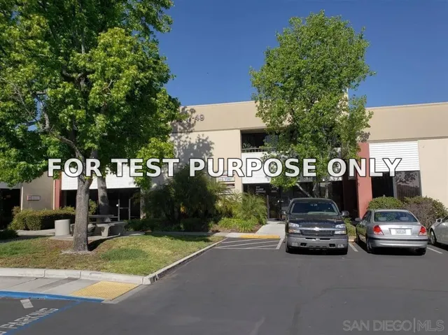 Demo/Test Data 8947 Complex Drive Ste B, San Diego, CA 92123