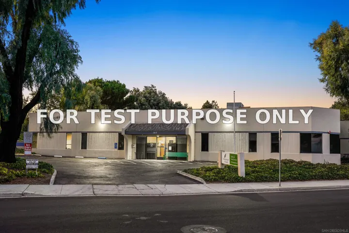 Demo/Test Data 181-185 Martinvale Ln, San Jose, CA 95119