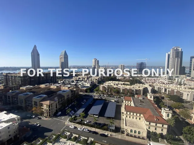 Demo/Test Data 700 Front St Unit 1402, San Diego, CA 92101