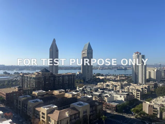 Demo/Test Data 700 Front St Unit 1402, San Diego, CA 92101