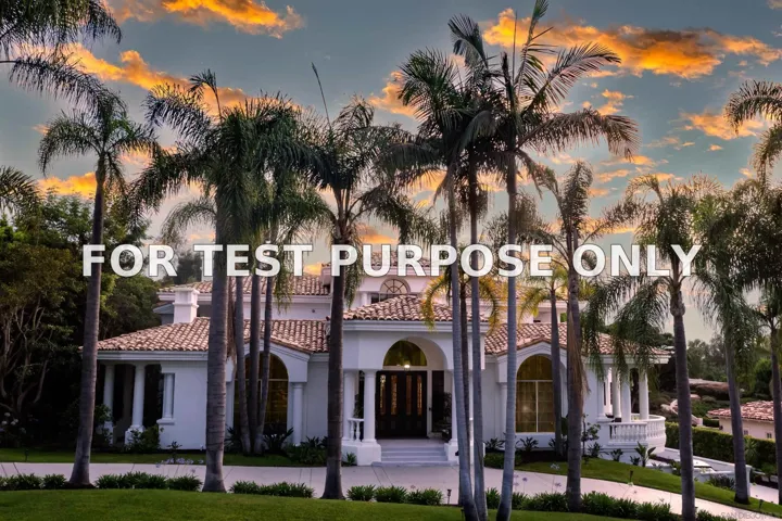 Demo/Test Data 17101 Circa Oriente, Rancho Santa Fe, CA 92067