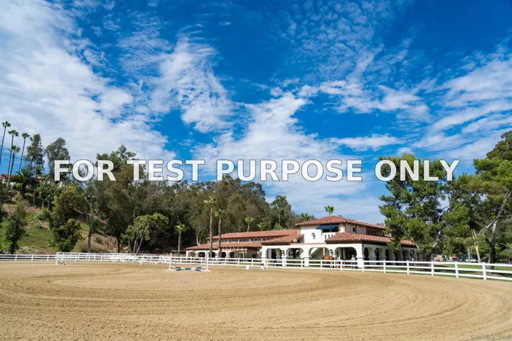 Demo/Test Data 17101 Circa Oriente, Rancho Santa Fe, CA 92067