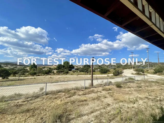 Demo/Test Data 1350 Calle Loreto, Campo, CA 91906
