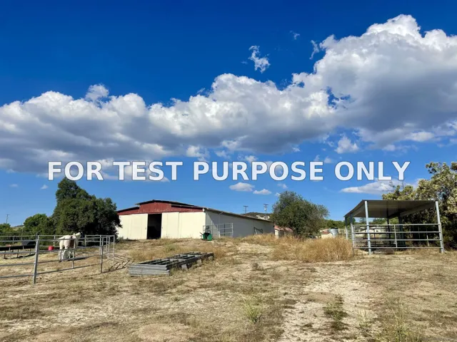 Demo/Test Data 1350 Calle Loreto, Campo, CA 91906