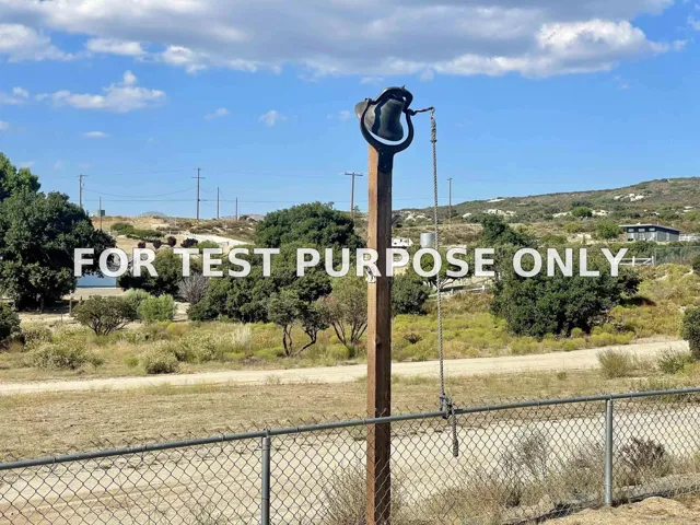 Demo/Test Data 1350 Calle Loreto, Campo, CA 91906
