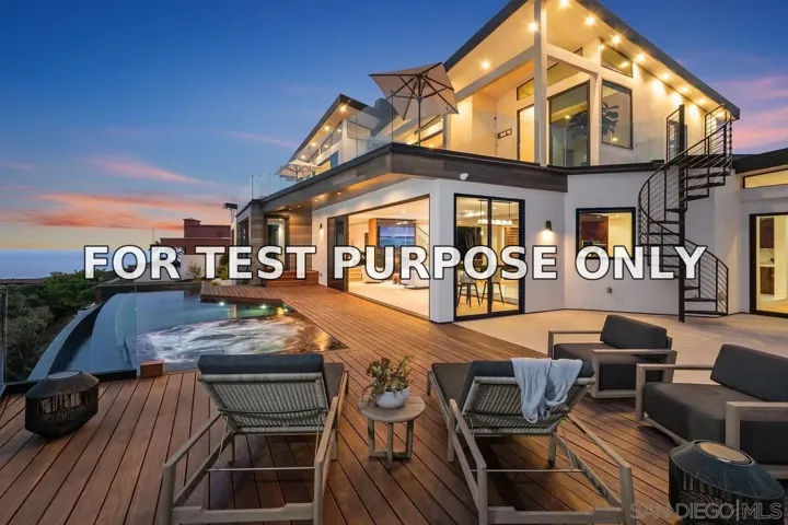 Demo/Test Data 5727 Baja Mar, La Jolla, CA 92037