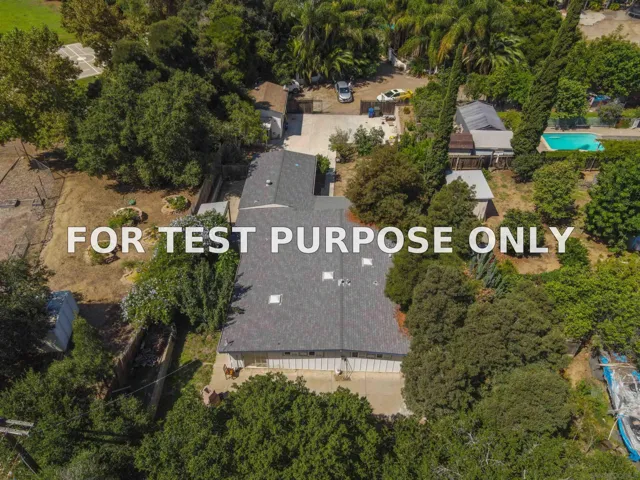Demo/Test Data 1605 El Rancho Ln, Fallbrook, CA 92028