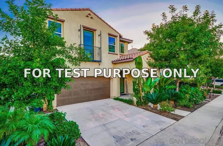 Demo/Test Data 31727 Sweetwater Circle, Temecula, CA 92591