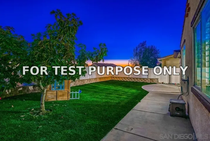 Demo/Test Data 31727 Sweetwater Circle, Temecula, CA 92591