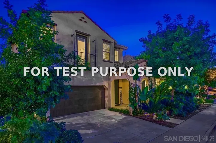 Demo/Test Data 31727 Sweetwater Circle, Temecula, CA 92591