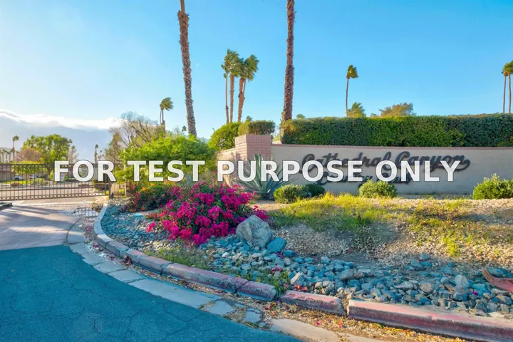 Demo/Test Data 68373 Calle Barcelona, Cathedral City, CA 92234