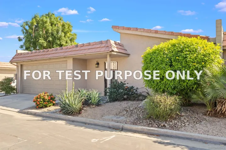 Demo/Test Data 68373 Calle Barcelona, Cathedral City, CA 92234