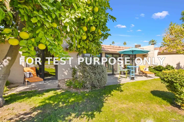 Demo/Test Data 68373 Calle Barcelona, Cathedral City, CA 92234