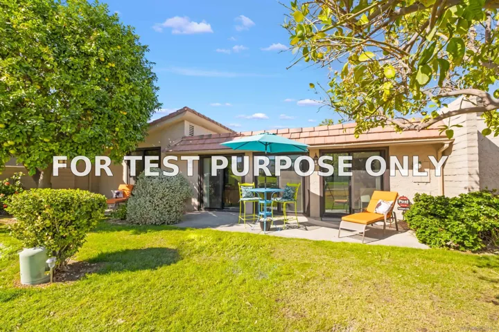 Demo/Test Data 68373 Calle Barcelona, Cathedral City, CA 92234
