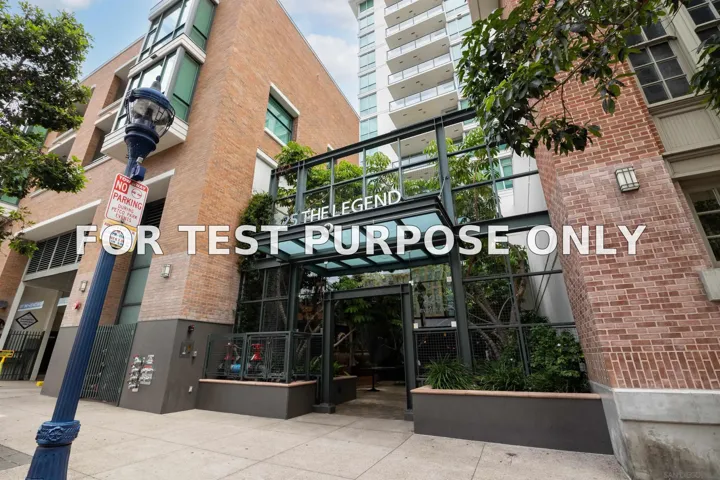 Demo/Test Data 325 7Th Ave Unit 705, San Diego, CA 92101