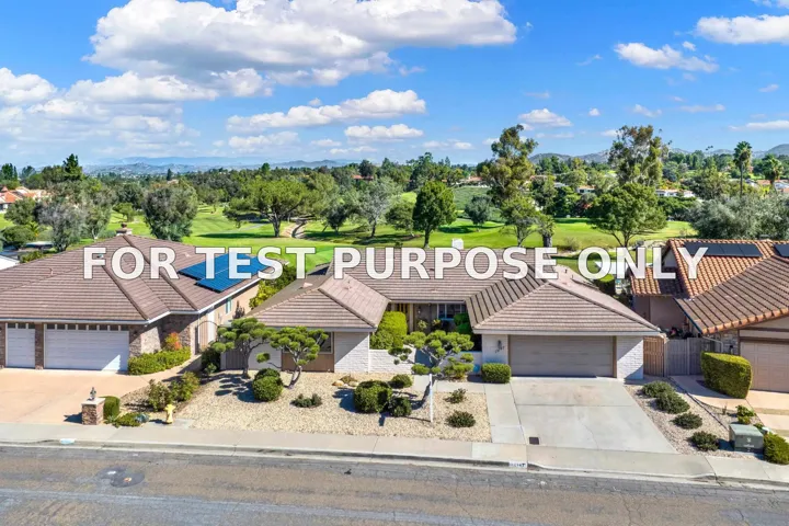 Demo/Test Data 12147 Bajada Rd, San Diego, CA 92128