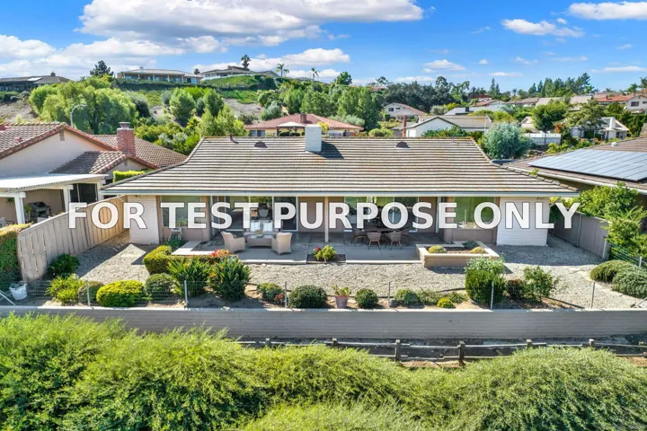 Demo/Test Data 12147 Bajada Rd, San Diego, CA 92128