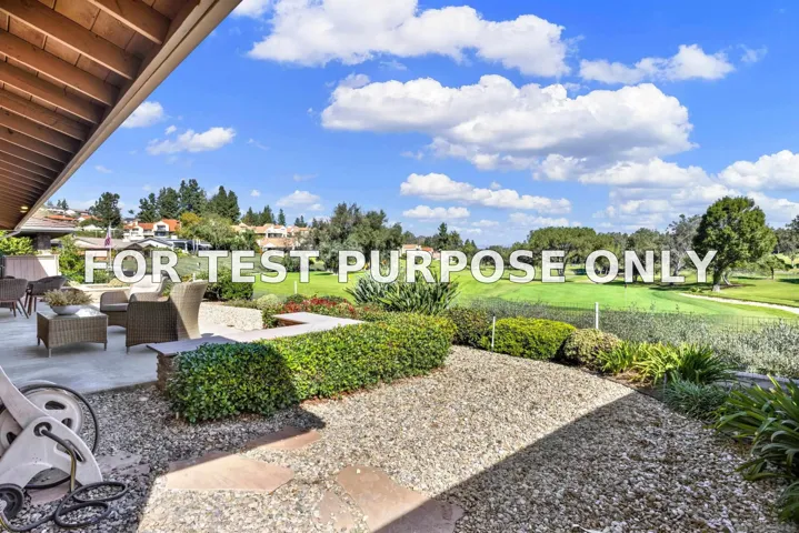 Demo/Test Data 12147 Bajada Rd, San Diego, CA 92128