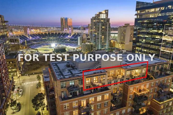 Demo/Test Data 877 Island Avenue Unit 1101, San Diego, CA 92101