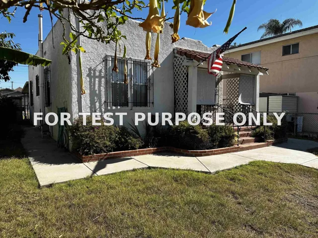 Demo/Test Data 627 B Ave, National City, CA 91950