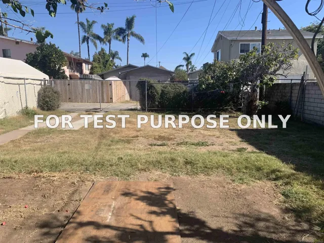 Demo/Test Data 627 B Ave, National City, CA 91950