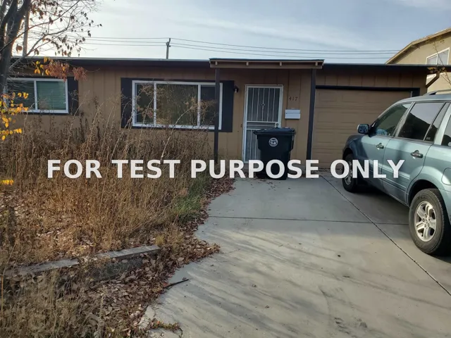 Demo/Test Data 417 Acacia Ave, Manteca, CA 95336