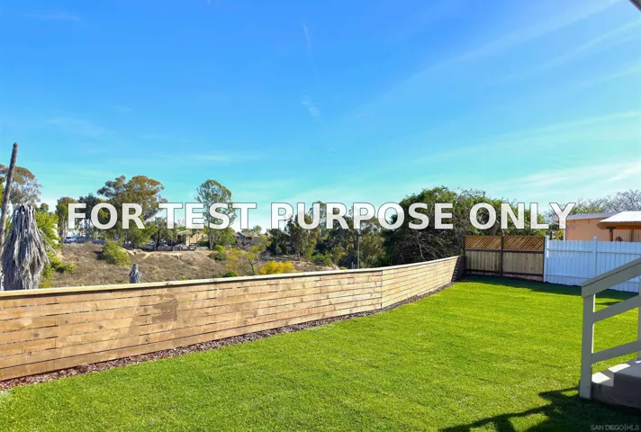 Demo/Test Data 3551 Pomeroy St, San Diego, CA 92123