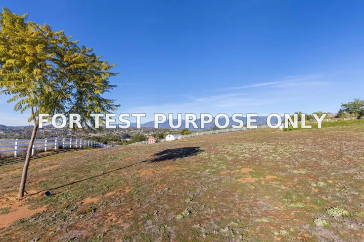 Demo/Test Data 31092 Rosebush Ln, Valley Center, CA 92082